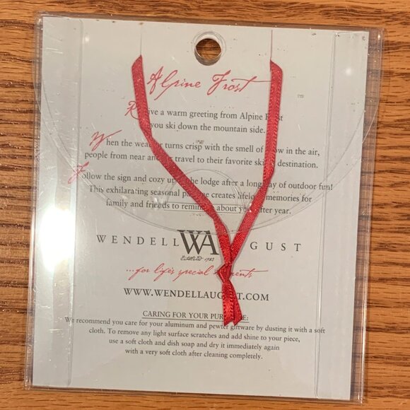 2016 WENDELL AUGUST FORGE CHRISTMAS ORNAMENT, ALPINE LODGE,  MADE IN USA - Picture 2 of 2